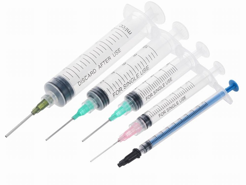 Syringes, different specifications