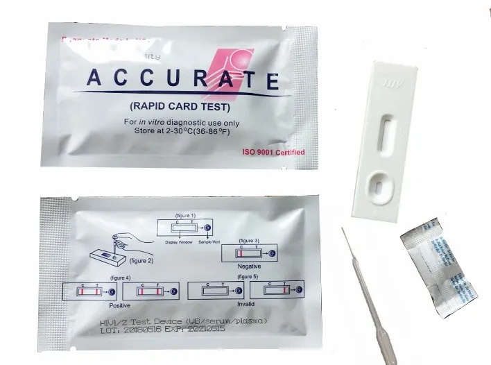 Home Use HIV 1 2 Blood Test HIV Rapid Test Kits
