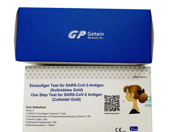 One Step Test For SARS-CoV-2 Antigen (Saliva)