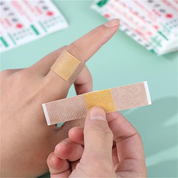 bandages on fingers