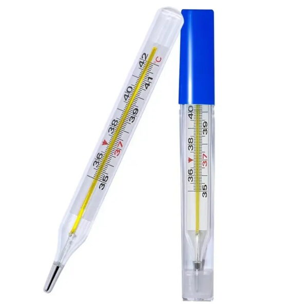 Medical Clinical Glass Non Mercury Free Gallium Indium Armpit Non-Mercury Thermometer