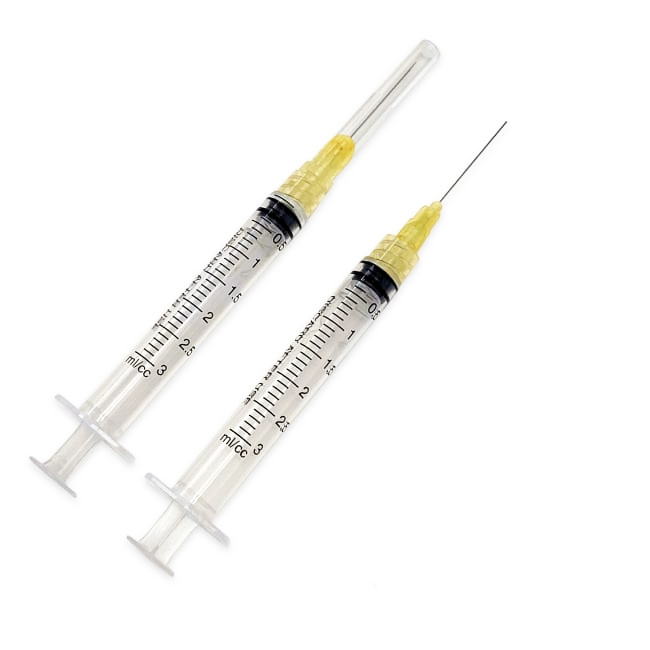 two syringes