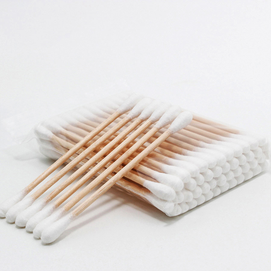 Double-ended cotton swab