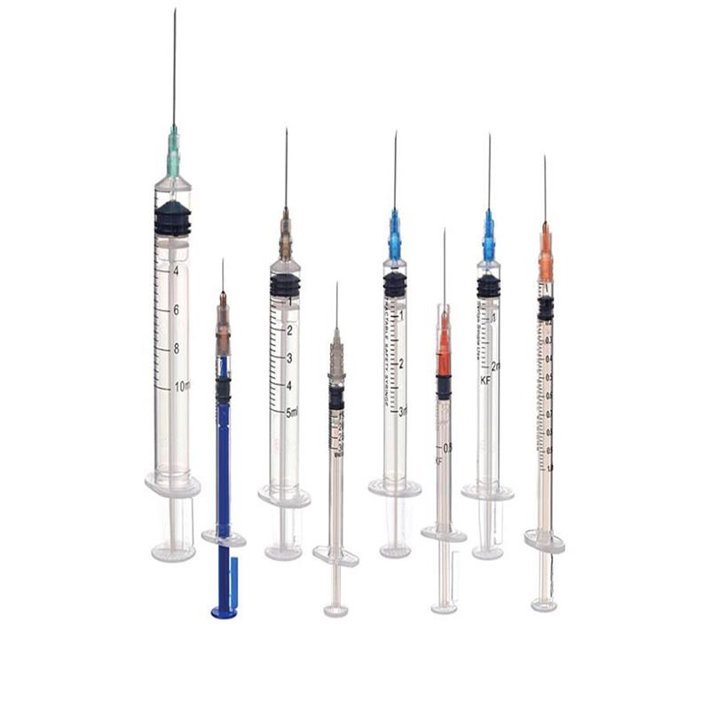 Various types of syringes