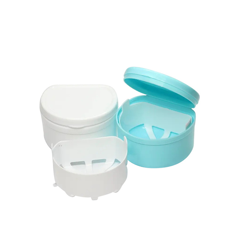 Colorful Plastic Orthodontic Dental Case/ Denture Bath/ Storage Retainer Box