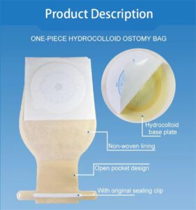 Specifications and specific information for ostomy bags
